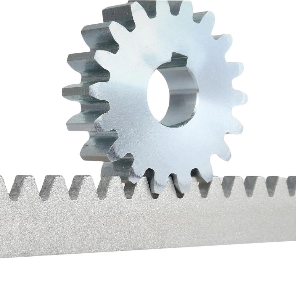 Barra cremagliera acciaio zincato 30x12 1 metro cancello scorrevole e bulloni *** numero pezzi 6, confezione 1