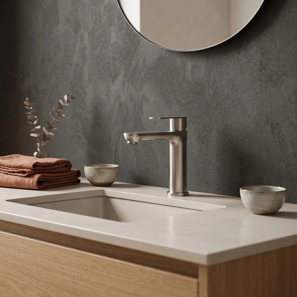 Rubinetto Da Bagno Rea Logan Brush Nickel