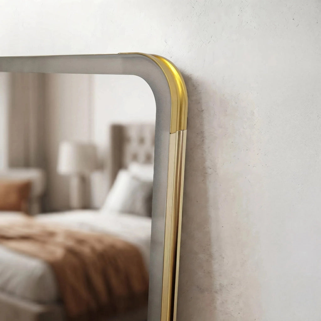 Specchio Led Classico 60x170cm Brush Gold