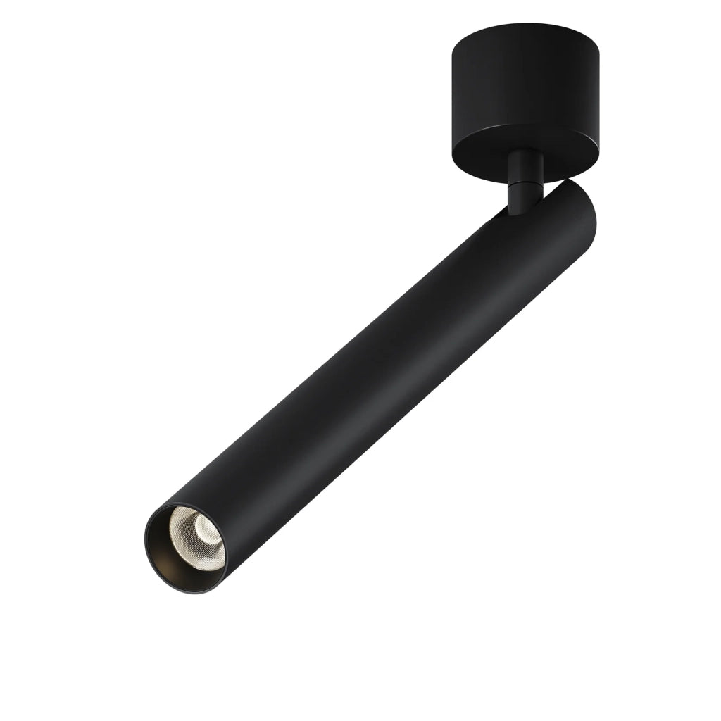 Maytoni Lampada da soffitto Focus T 1 luce LED integrato nero alluminio
