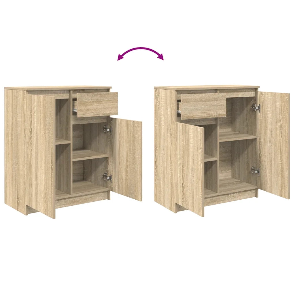 Credenza con Cassetto Rovere Sonoma 71x35x84 cm in Truciolato 861591