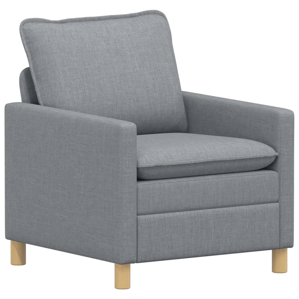 Divano Grigio Chiaro Tessuto 42028747