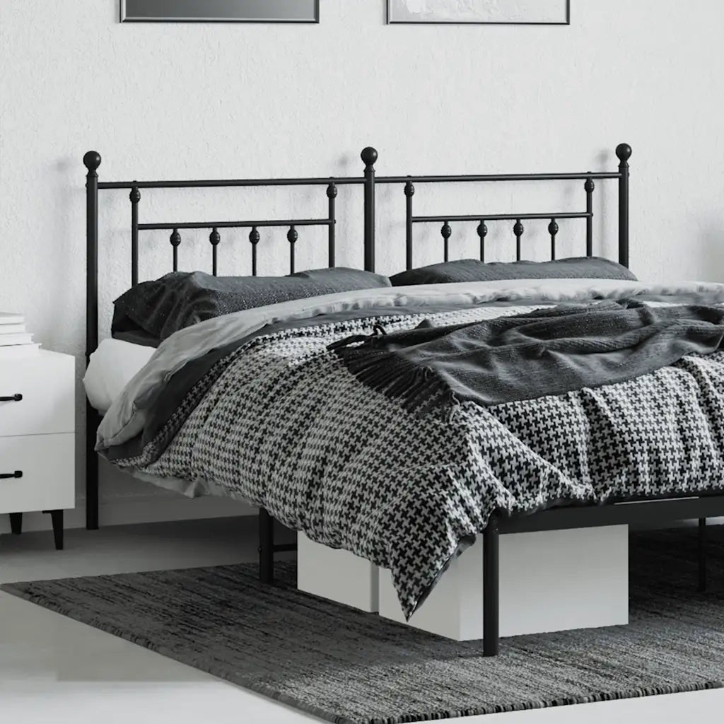 Testiera di Ricambio in Metallo Nero 160 cm 353572