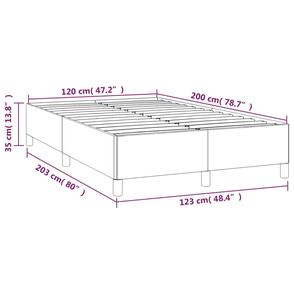 Letto matrimoniale | Letto per adulti | Giroletto Rosa 120x200 cm in Velluto