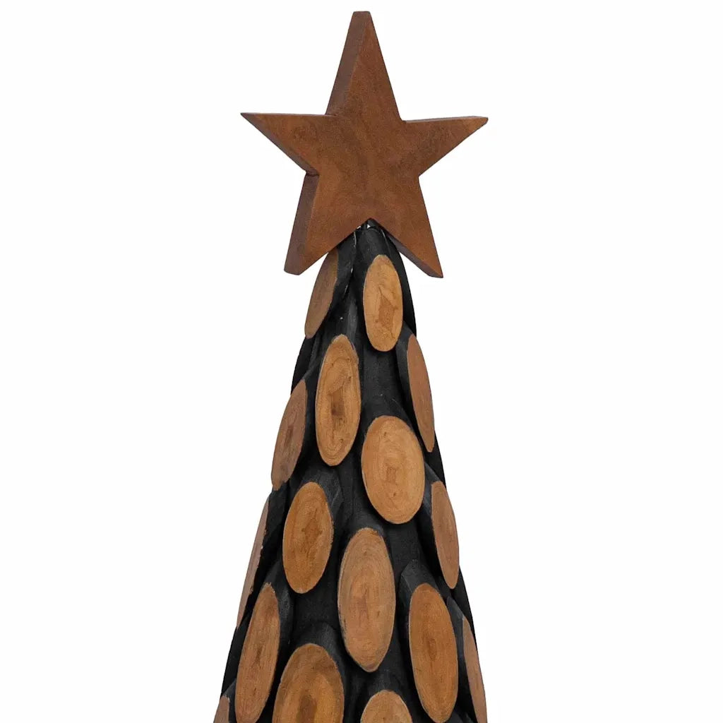 Albero di Natale Marrone 149 cm Legno massello di teak 42017946