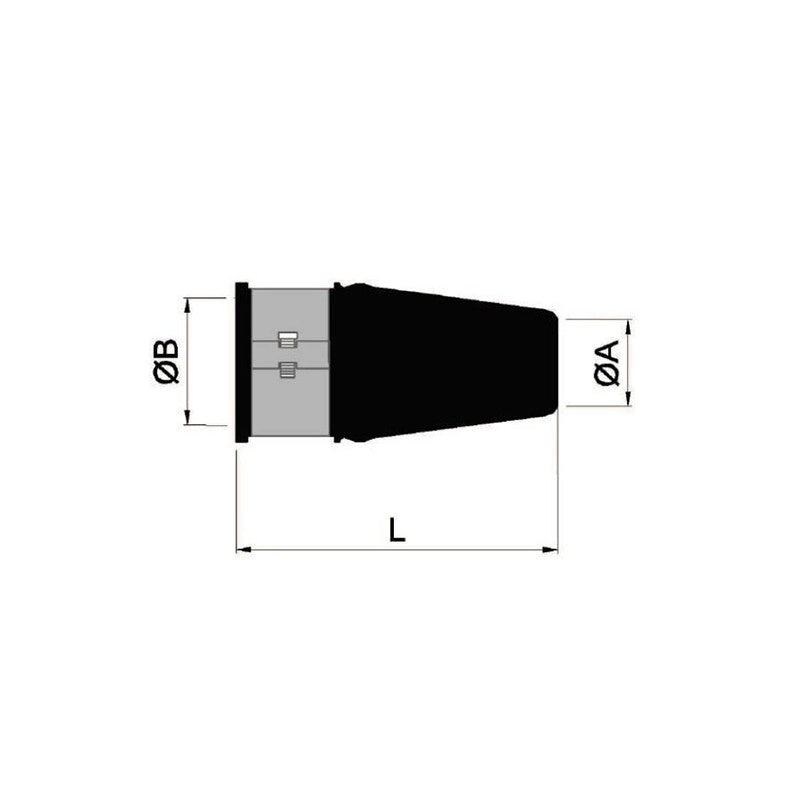 PROPELLER SHAFT Ø MM.25 SHAFT FOR PROPELLER Ø MM.45
