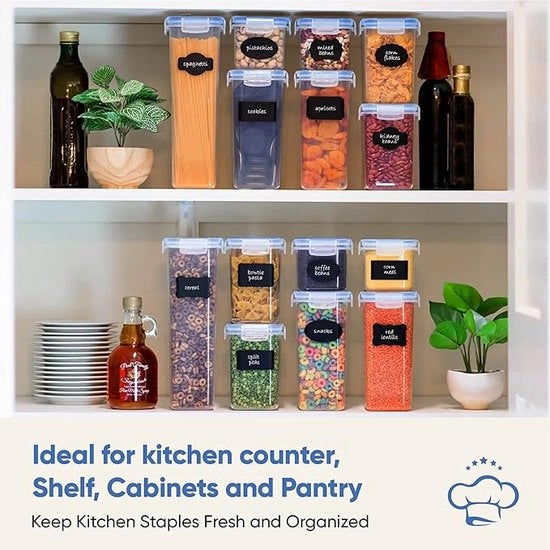 Contenitori di conservazione alimentare / Contenitori a tenuta d'aria 14pz
