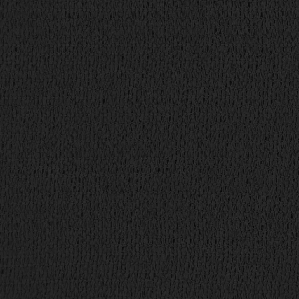 Schermo da balcone-Pannello per balcone Nero 90 x 700 cm HDPE e alluminio