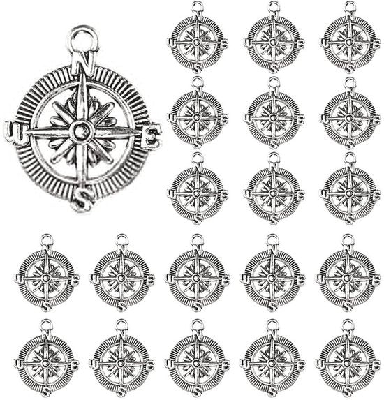 Accessori per abbellire la casa - 20 pezzi - Sospensioni - Aggeggio in metallo - Decorazioni per il fai da te - Sospensione per chiavi - Duraturo e resistente