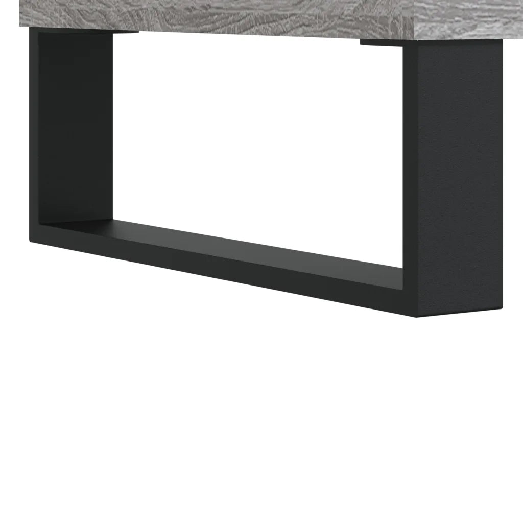 Comodino | Armadio da Notte | Mobiletto da notte Grigio Sonoma 40x35x50 cm in Legno Multistrato