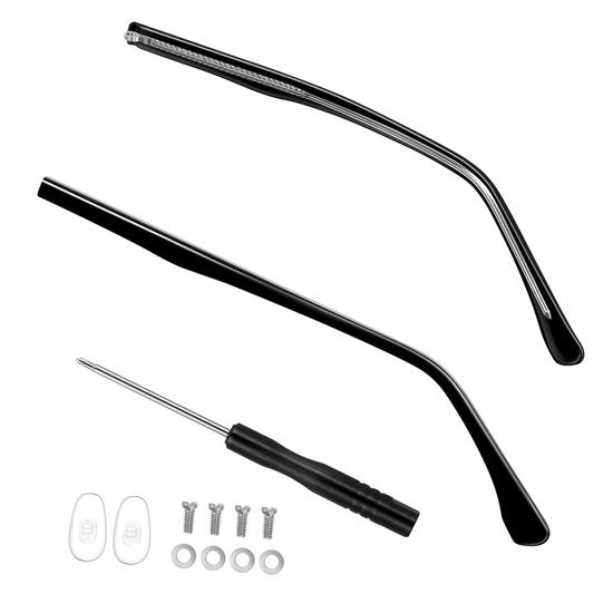 Sostituti per lenti occhiali in metallo - universali per occhiali da sole e da lettura - resistenti allo shock - comodo da indossare - bracciale per occhiali