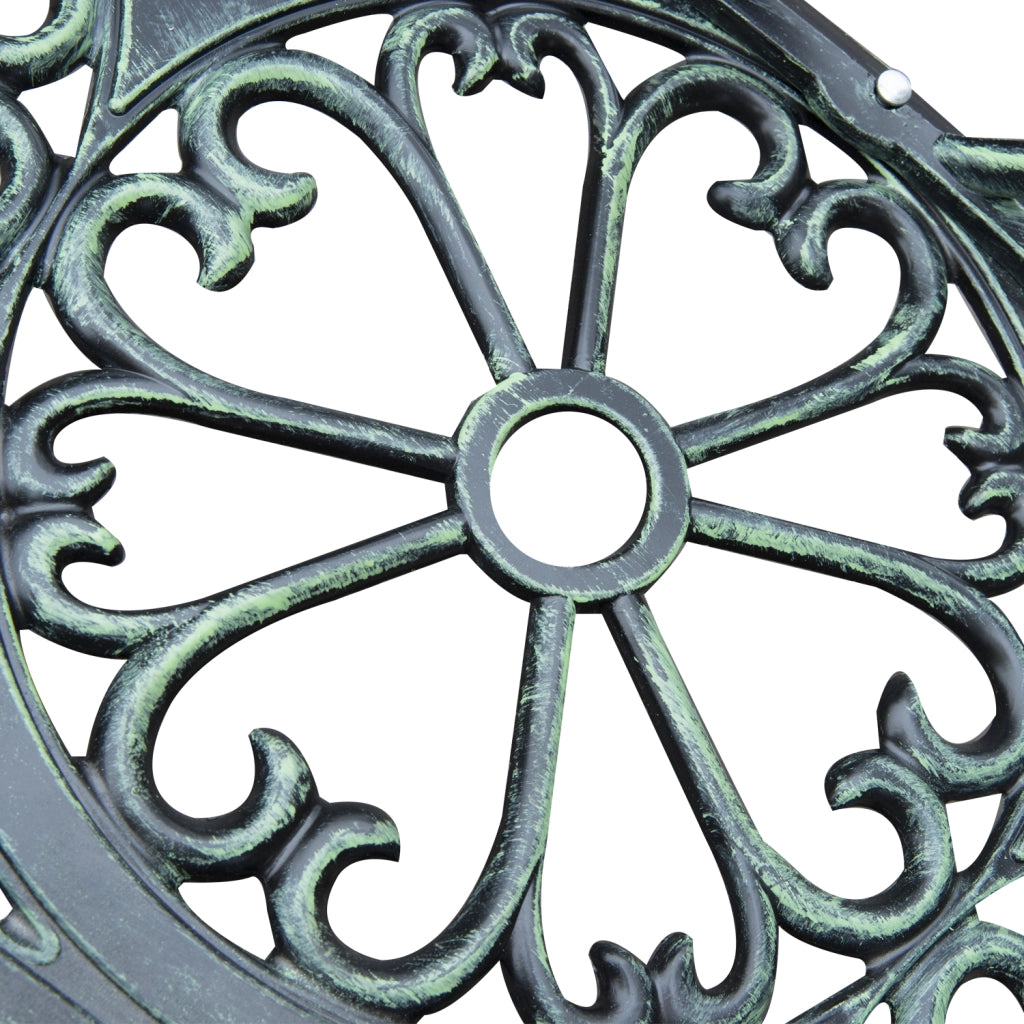 Panchina da giardino, panchina da parco, panchina con seduta, mobili da giardino, 2 posti, metallo, 100 x 54 x 78 cm