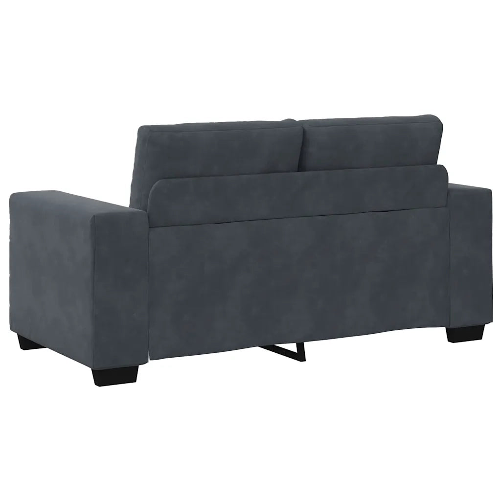 Set di divani 3 pcs Grigio scuro 221 x 80 x 80 cm Velluto 3324640