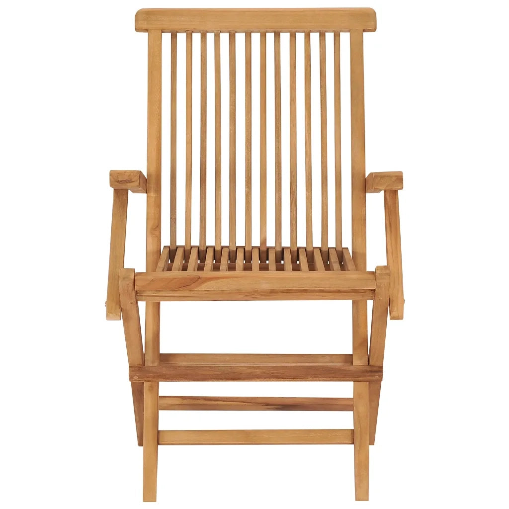 Sedie Giardino con Cuscini Rosso Vino 4 pz | Sedie da Esterno Legno Massello Teak