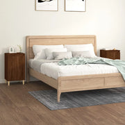 Comodini 2 pz-Set di 2 Tavolino da notte Rovere Marrone 40x35x70 cm in Legno Multistrato 830605