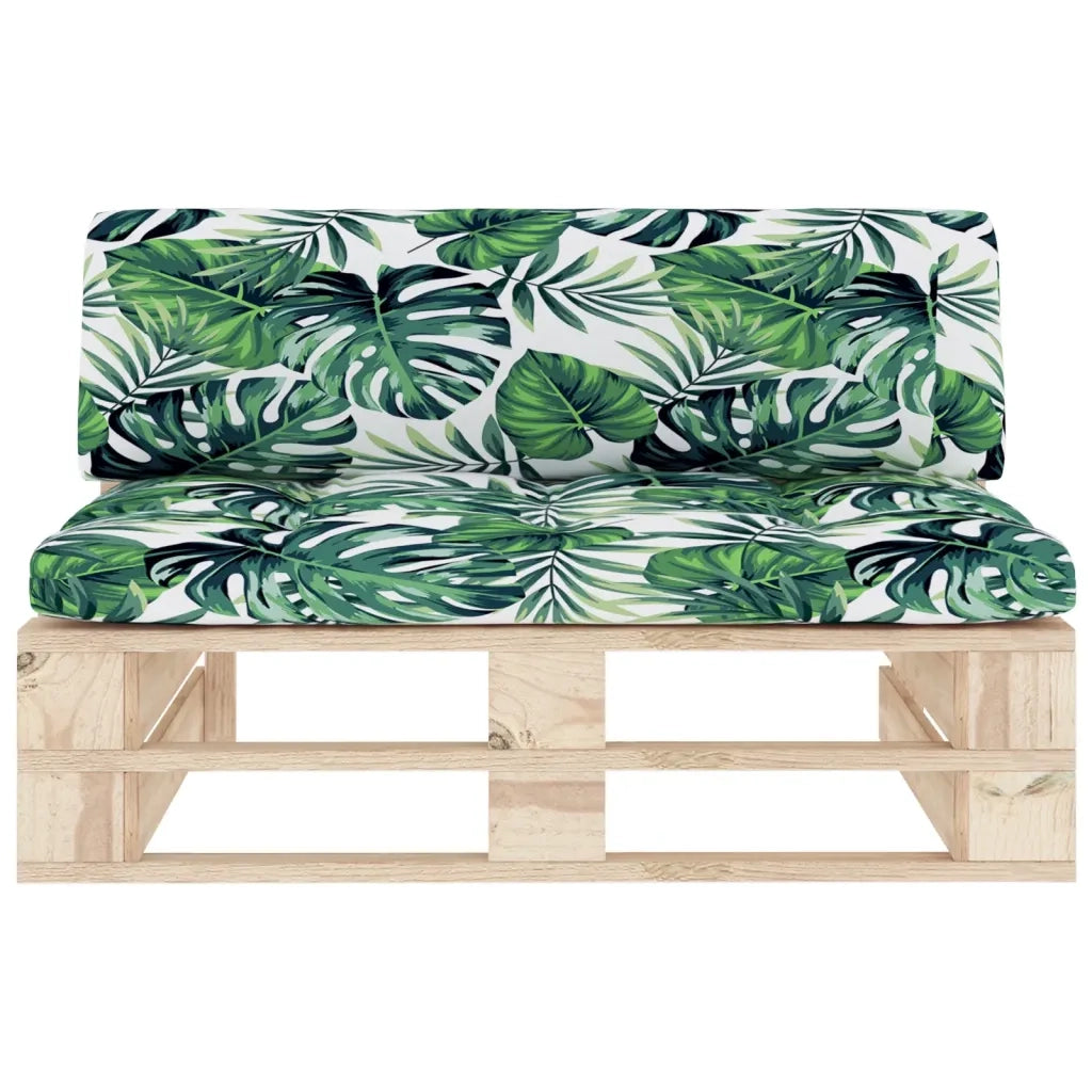 Divano Centrale Giardino-Sofa da giardino su Pallet in Legno di Pino Impregnato 871264
