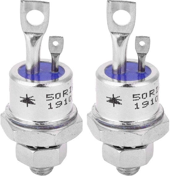 Tirasistore 50A 1200V - Tirasistore a bottone - Alto rendimento - Lunga durata - Regolazione motori - Adatto per convertitori - Rectificatore