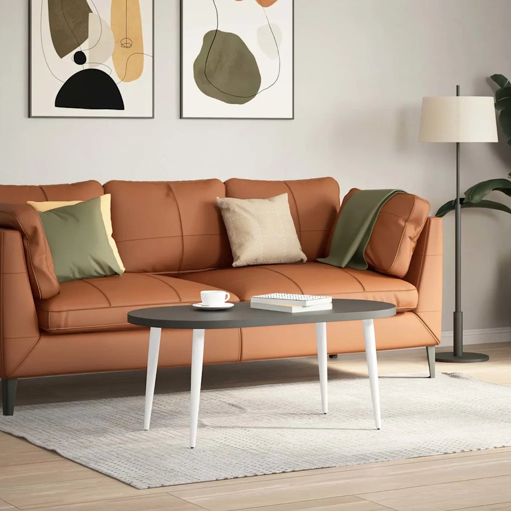 Gambe per Tavolino da Caff¨¨ Forma Conica 4 pz-Set di 4 Gamba per Tavolo Bianche 42-43 cm Acciaio