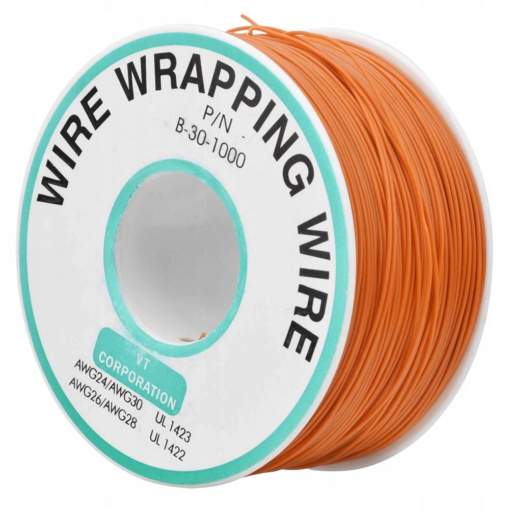 Cavo Kynar AWG 0.25mm Arancione 200m – Alta Qualità e Durata | Ø 0,6mm Isolamento PVC