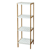 Scaffale Axis 34x33x110 Bamboo Bianco/naturale