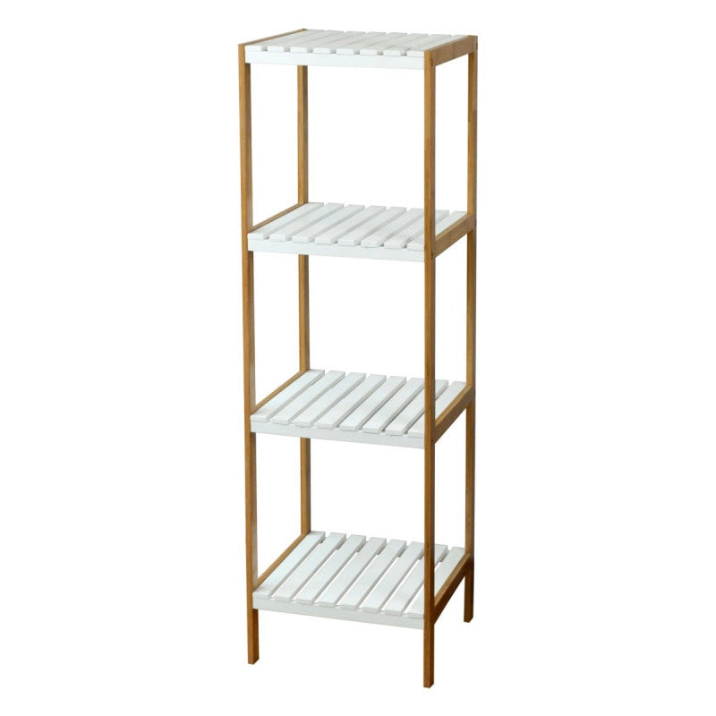 Scaffale Axis 34x33x110 Bamboo Bianco/naturale