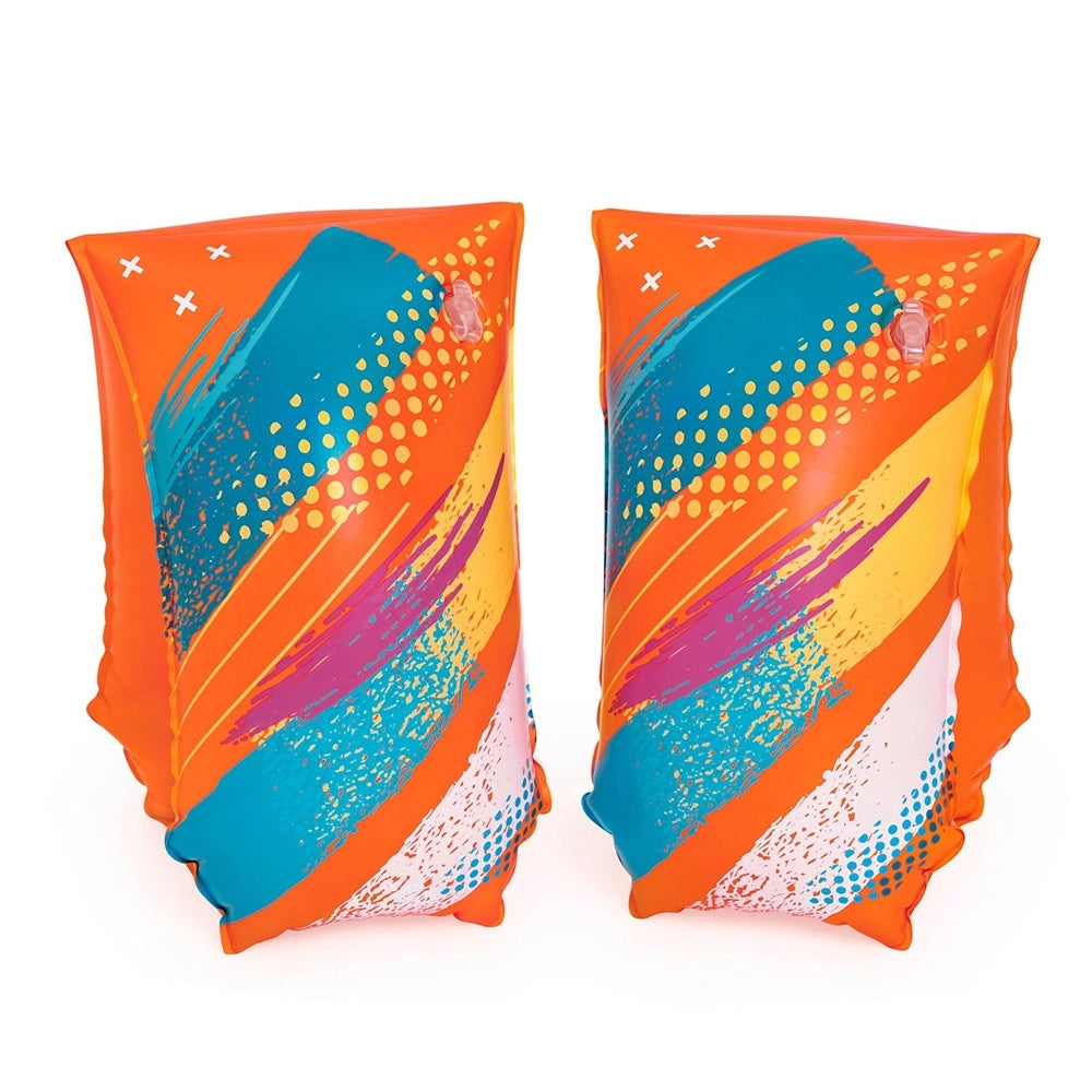 Trade Shop - Braccioli Gonfiabili Per Nuoto Galleggianti 30x15cm Colorify Toughlite Età 5-12 Anni 32274 -