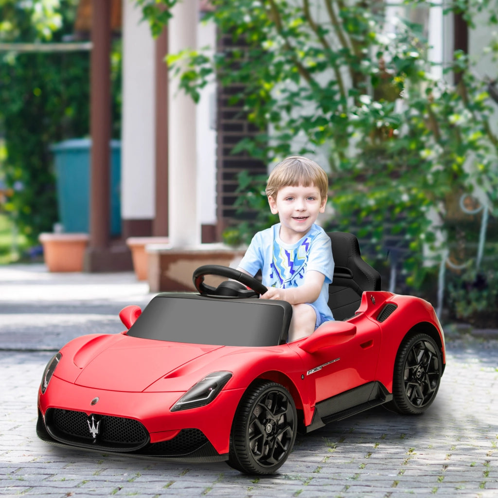 Auto Elettrica Maserati MC20 12V ¨C Xylo ¨C Rosso con Telecomando LED Musica 3-6 Anni