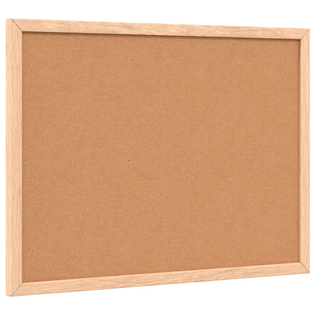 Lavagna Bianca Magnetica con Cornice in Legno di Pino 40x30 cm 4017401