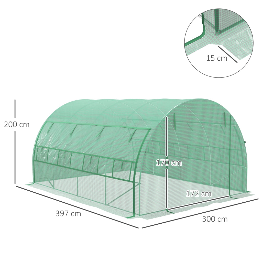 Serra da Giardino con Telaio in Metallo ¨C Xylo ¨C 4x3x2m Verde