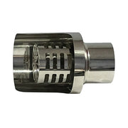 C TERMINALE INOX ORIZZONTALE D 8 CM- 1,0 pz