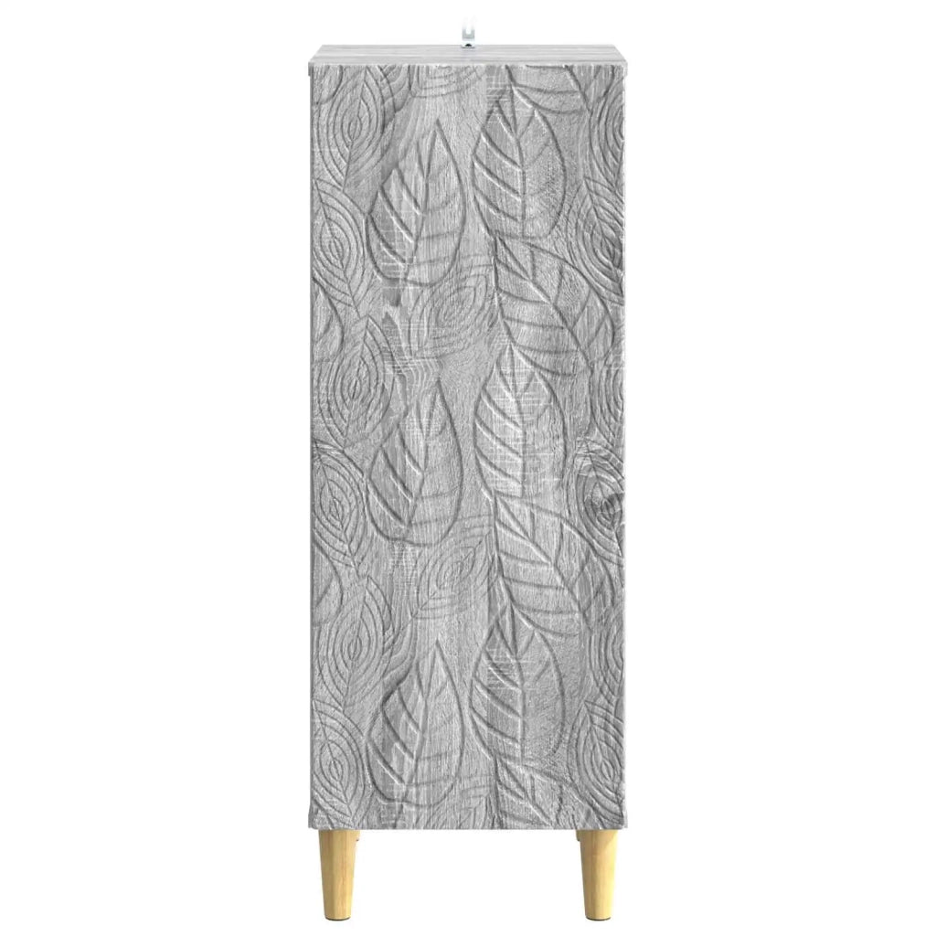Credenza Sonoma grigio 33 x 34,5 x 90 cm Legno ingegnerizzato 895061