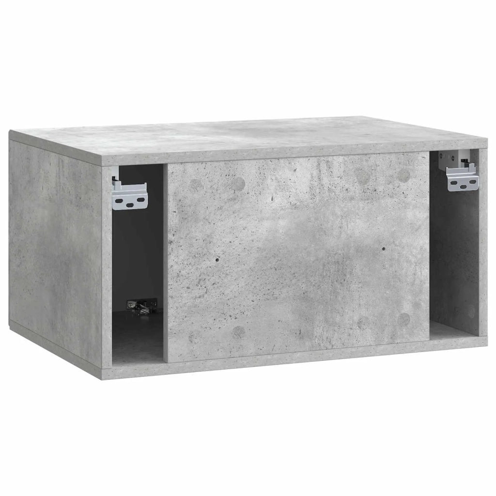 Mobile Porta TV da Muro Grigio Cemento 59,5 x 41 x 30 cm 899018