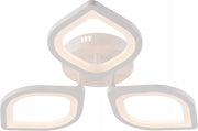 Lampada da soffitto LED integrato 3 luci bianca Vargo