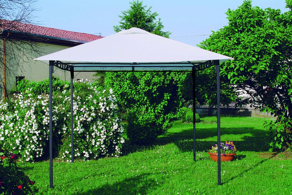 GAZEBO STYLE mt. 3x3x2,5 h col. Bianco