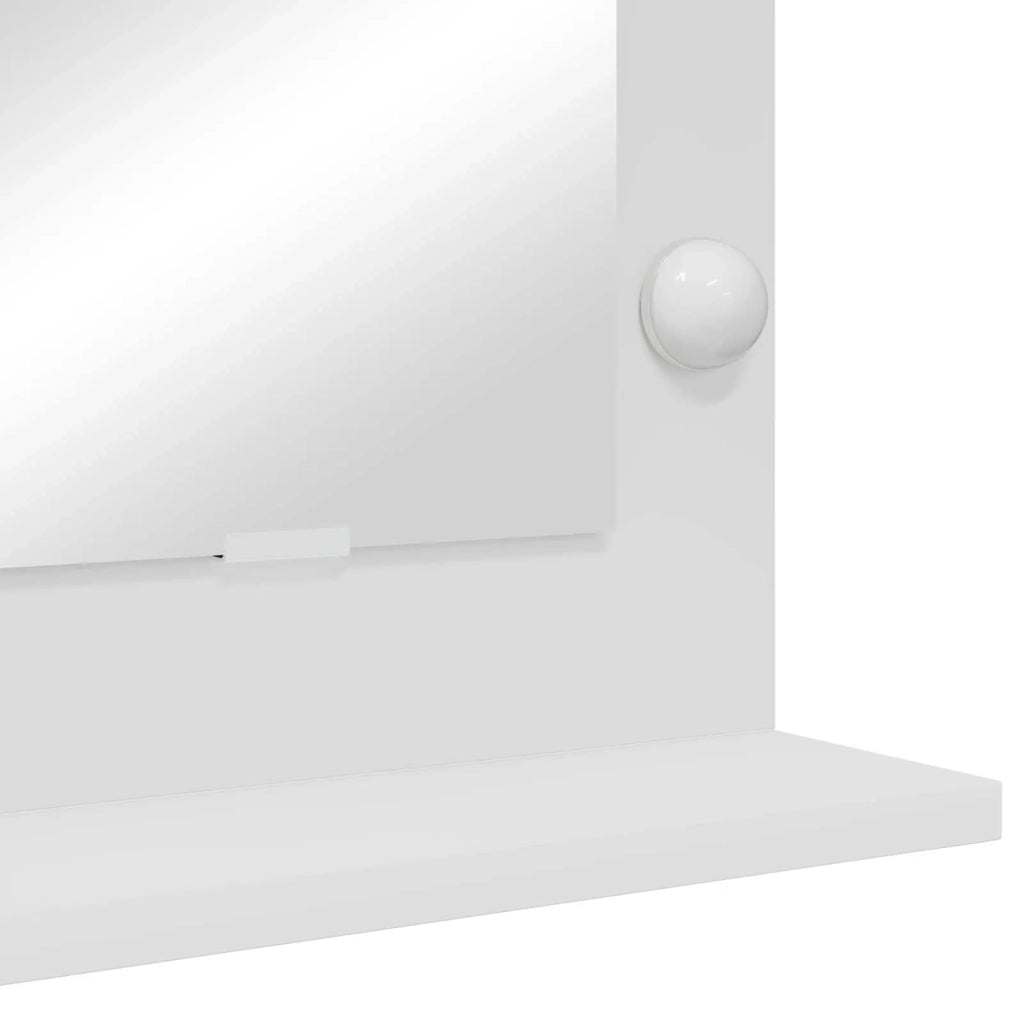 Specchio da Vanit¨¤ Rettangolare Bianco 60 x 55 x 18 cm
