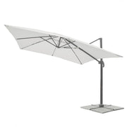 Ombrellone a braccio palo grigio 3 x 4 in alluminio Top Eventi