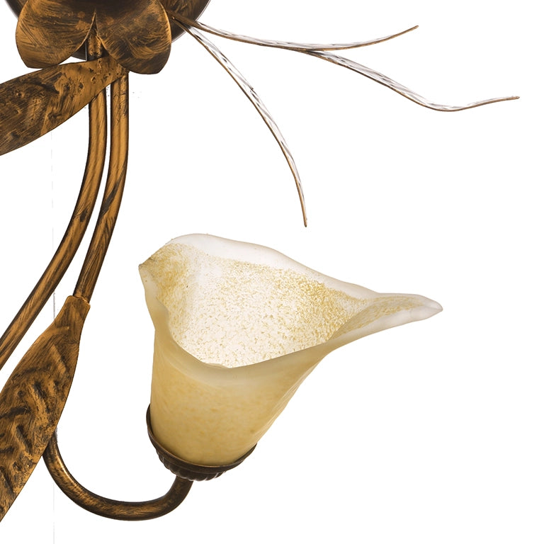 4230/Pl4 - Plafoniera Alga/4 V.Calla