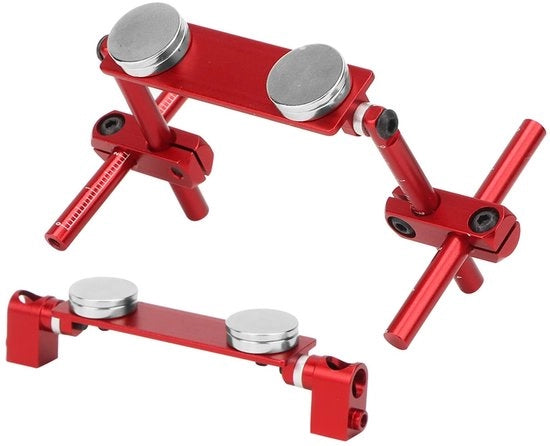 Montaggio Magnetico con Montante - Montaggio con Magneetti - Montante con Regolazione - Montaggio per Parete - Leggero - Portatile - Utilizzo Duraturo - Kit di Montaggio