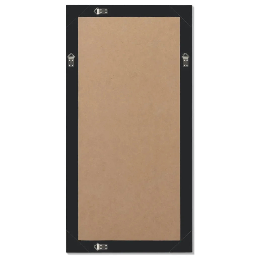 Specchio da Parete Stile Barocco 100x50 cm Argento 243681