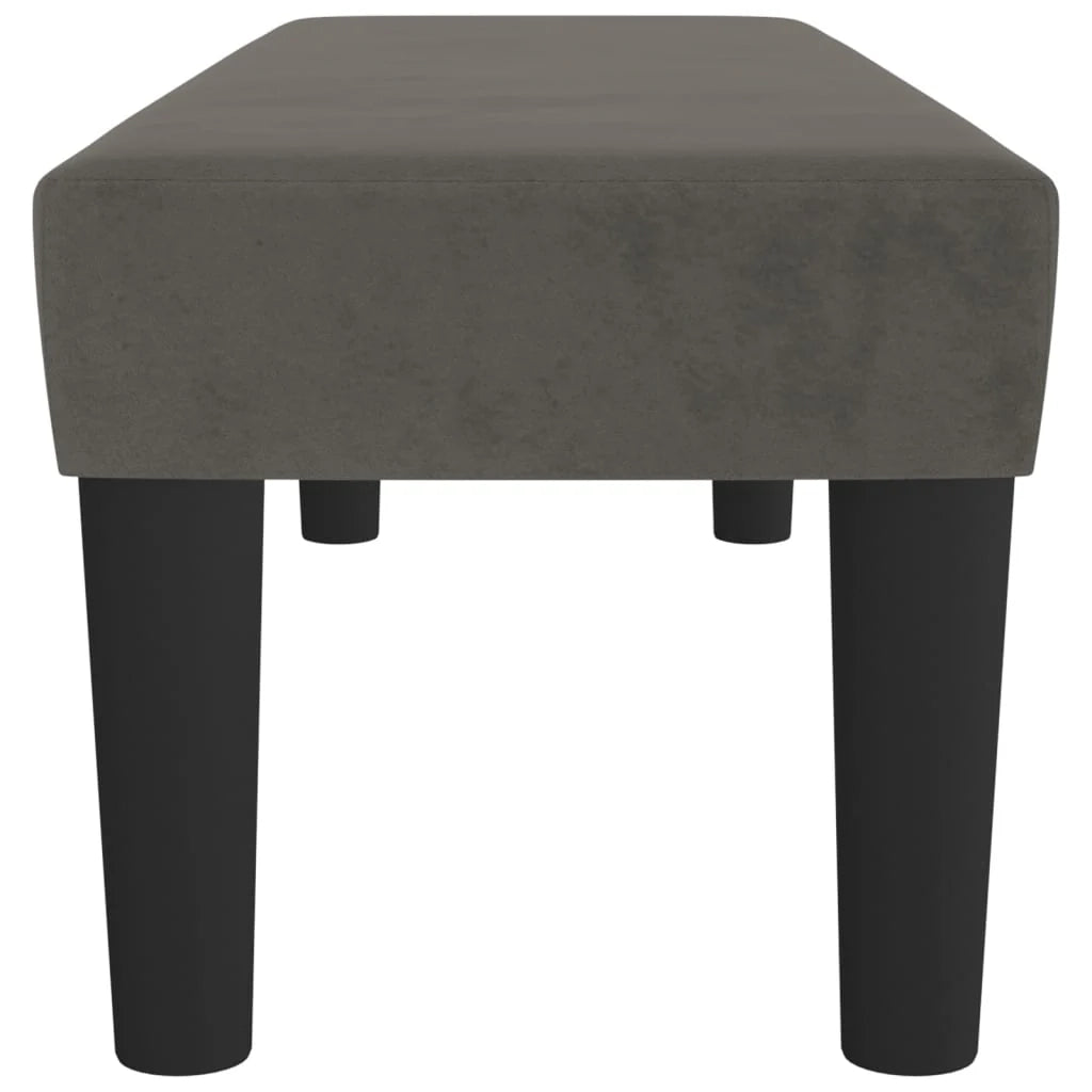 Panca 100 x 30 x 30 cm velluto grigio scuro 02_0010677
