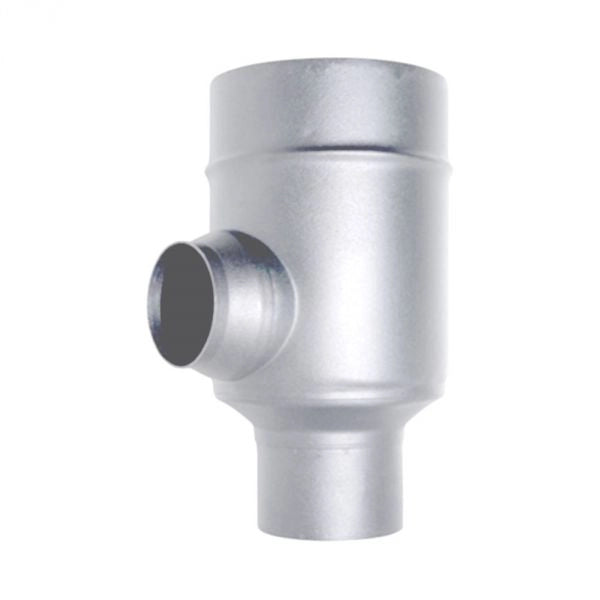Canna fumaria tubo coassiale INOX elemento sdoppiatore D. 80/130 CE stufa pellet  Made in Italy