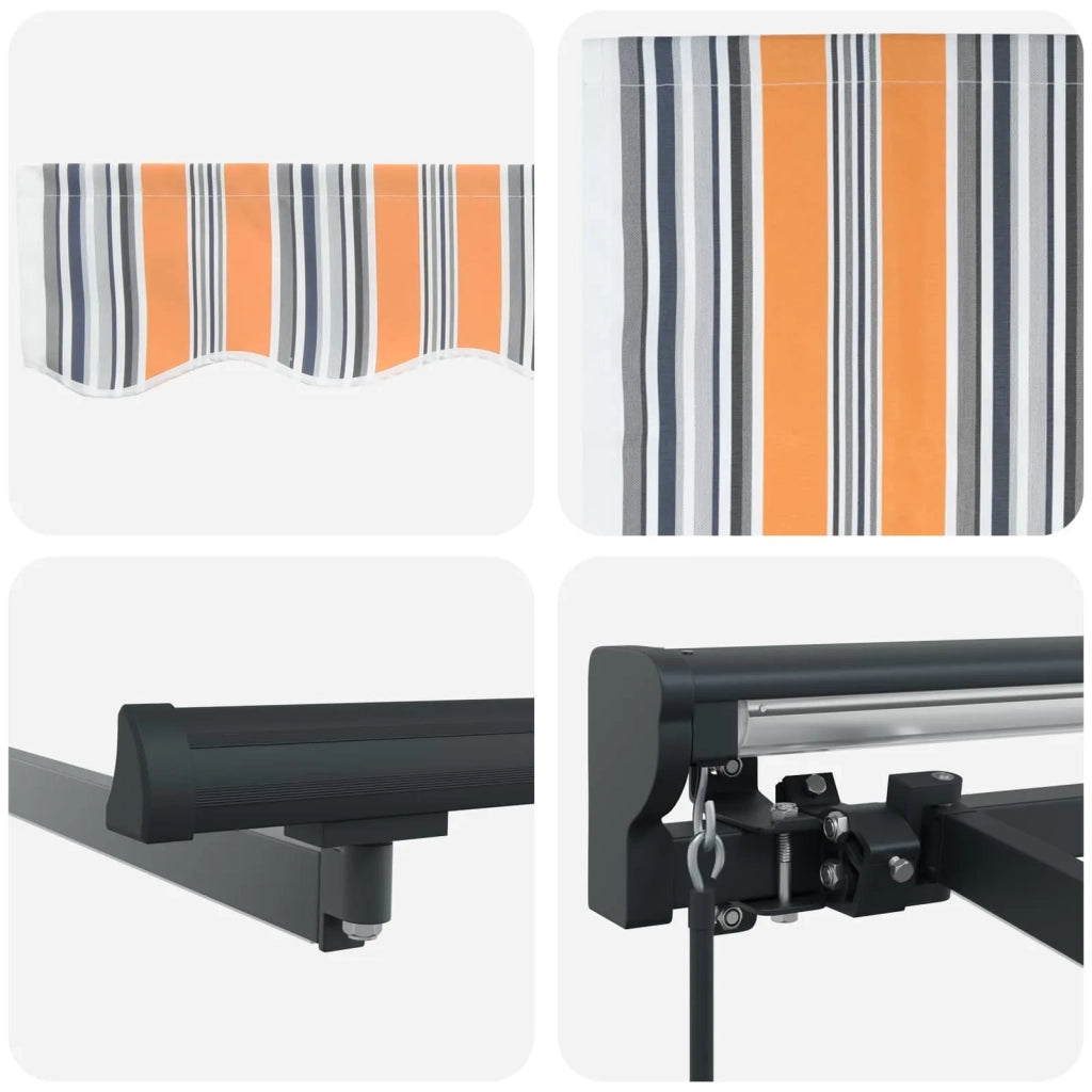 Cornice per Tenda Manuale con LED 3,5 x 2,5 m 3420829