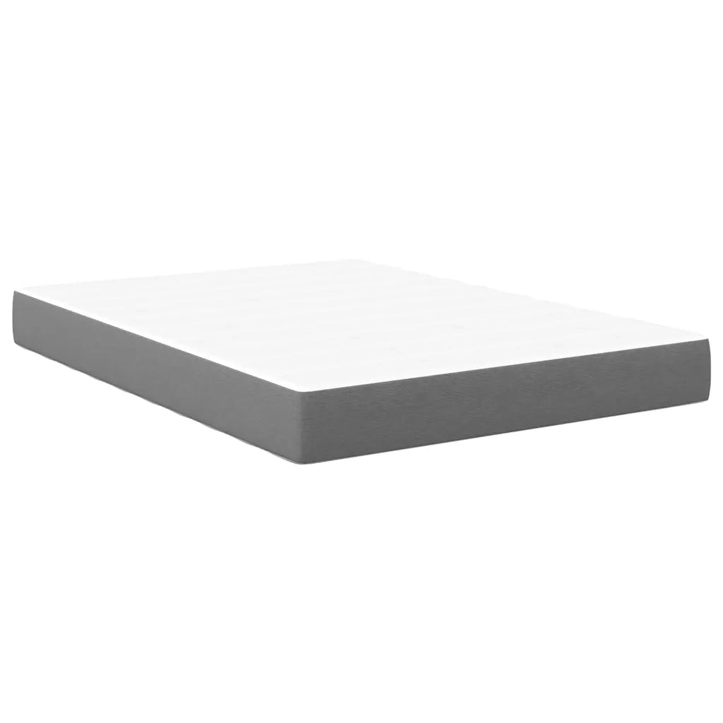 Materasso da Letto-Materasso per letto Grigio chiaro 160 x 200 cm Tessuto