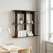 Scaffale da parete A parete Rovere Fumo 100 x 20 x 75 cm 8012088