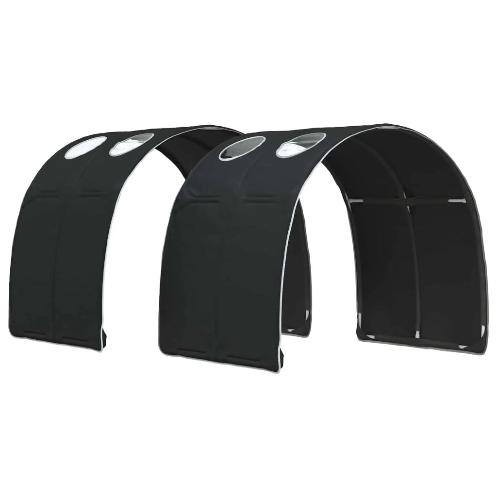 Letto con Tunnel 3 pz Sonoma e Nero Legno ingegnerizzato 3423592