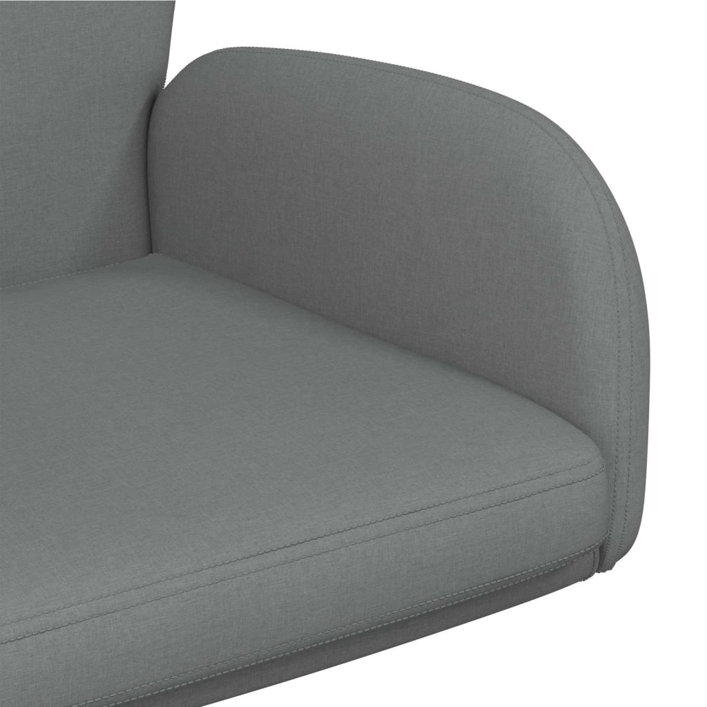 Sedie da scrivania girevoli 4 pz 54 x 58 x 90 cm Grigio Scuro 3428304