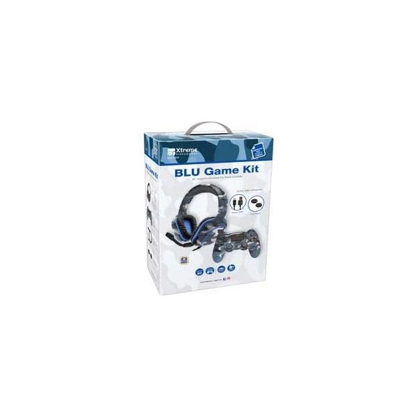 Gamepad xtreme videogames 90432 ps4 set accessori ice camo blue