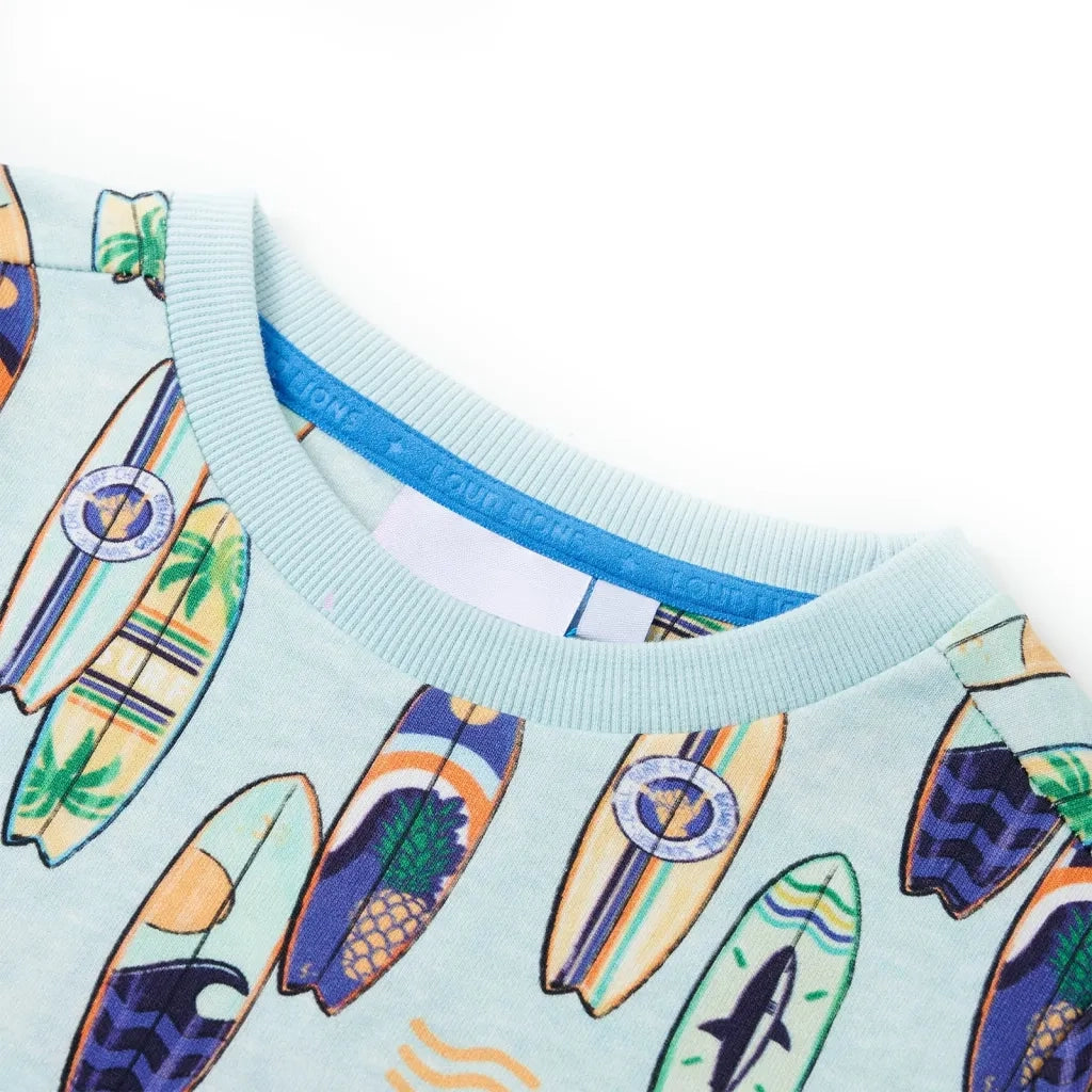 Felpa da Bambino Blu Tenue M¨¦lange 116