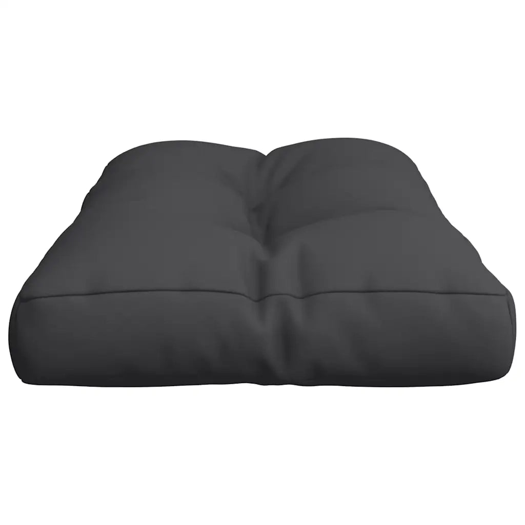 Cuscino per Pallet Nero 80x40x12 cm in Tessuto 360608
