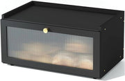 Tromba per pane in bambù - stile e funzionale - 1 pezzo - nero - bambù - 40 x 25 x 20 cm